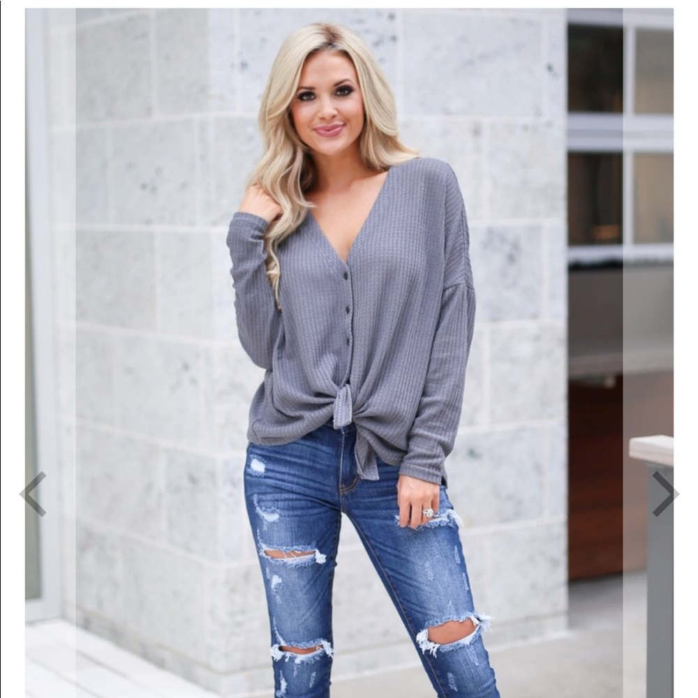 High standard top, Charcoal